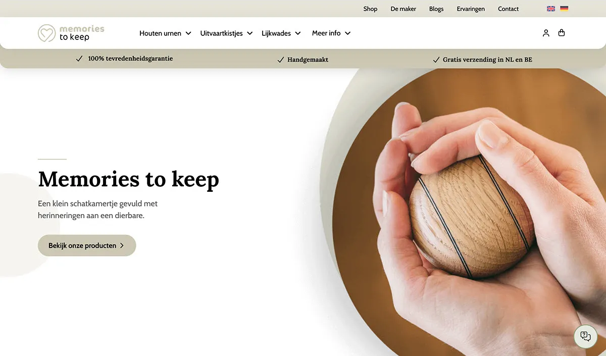 Memories to keep memories to keep online website overzicht min